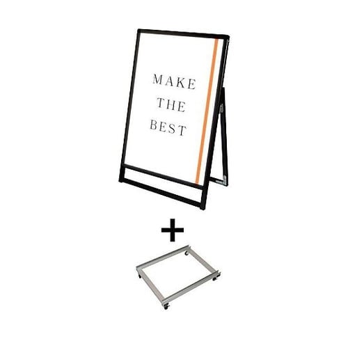 ブラックバリウススタンド看板LED A1