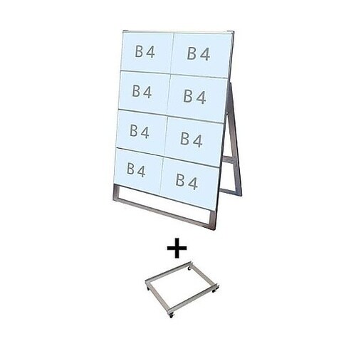 カードケーススタンド看板 B4横8片面