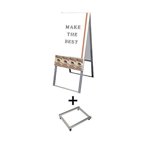 パンフレットケーススタンド看板 Uタイプ