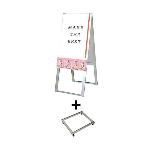 パンフレットケーススタンド看板 Uタイプ