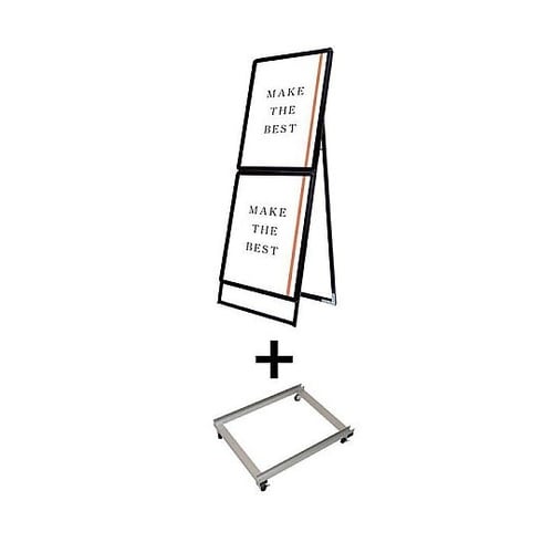 ポスターグリップスタンド看板コンビ(屋外