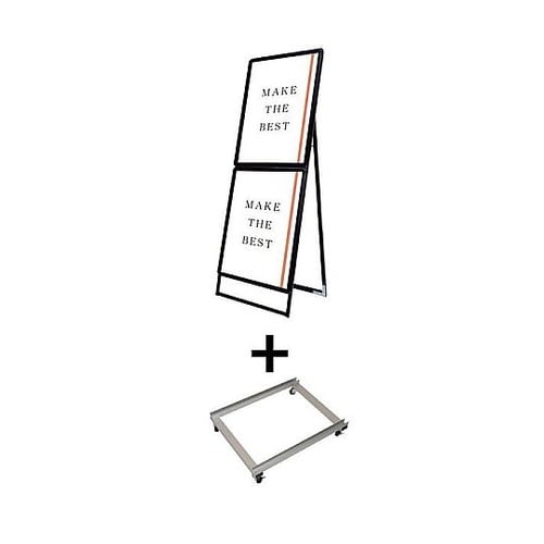 ポスターグリップスタンド看板コンビ(屋外