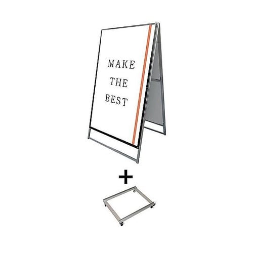 ポスター用スタンド看板 A0両面ブラック