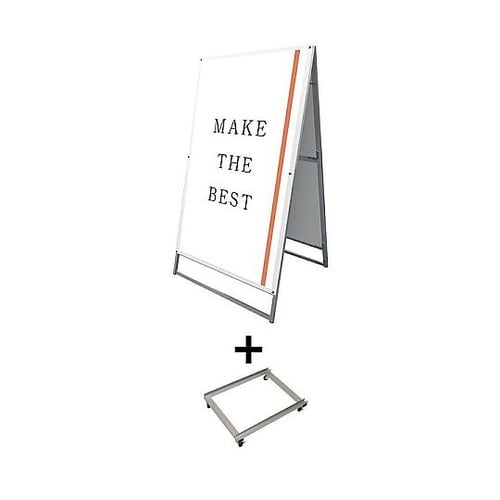 ポスター用スタンド看板 A0両面ホワイト