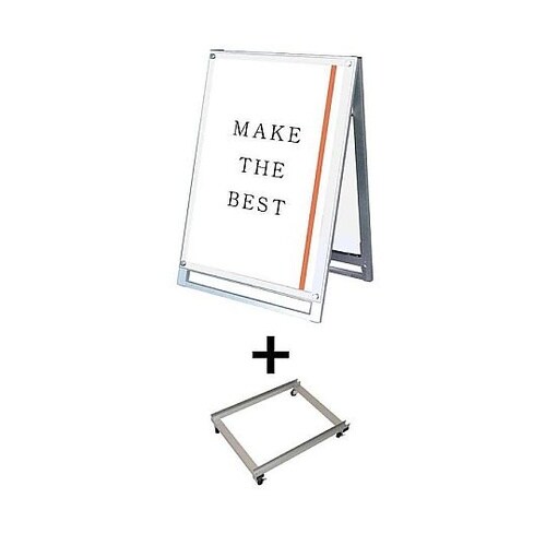 ポスター用スタンド看板 A1ロウ両面ホワ