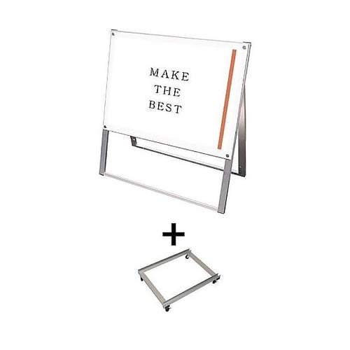 ポスター用スタンド看板 A1横片面ホワイ