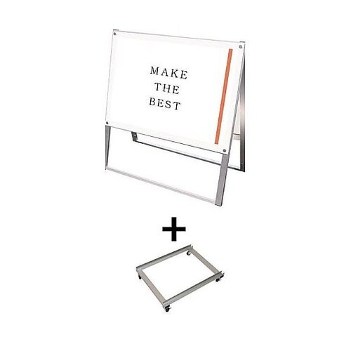 ポスター用スタンド看板 A1横両面ホワイ