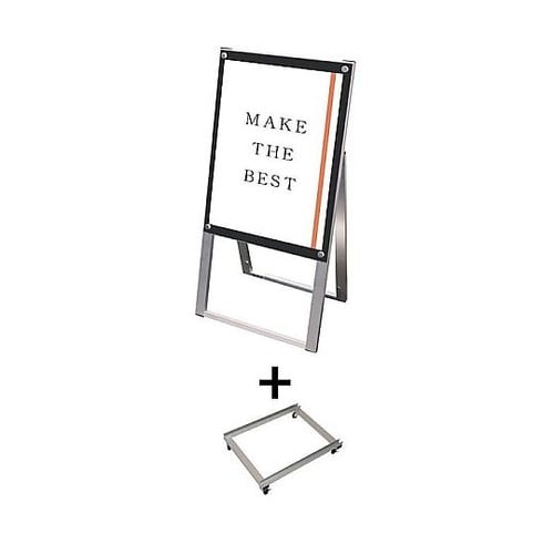 ポスター用スタンド看板 A2片面ブラック