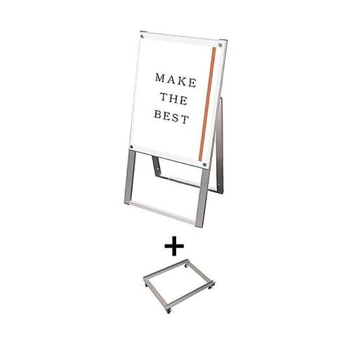 ポスター用スタンド看板 A2片面ホワイト