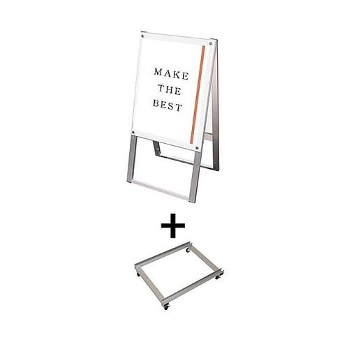 ポスター用スタンド看板 A2両面ホワイト