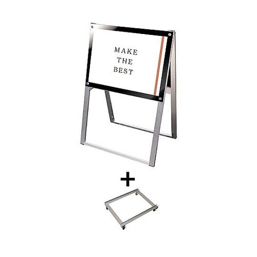 ポスター用スタンド看板 A2横両面ブラッ