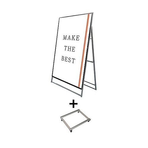 ポスター用スタンド看板 B0片面ブラック