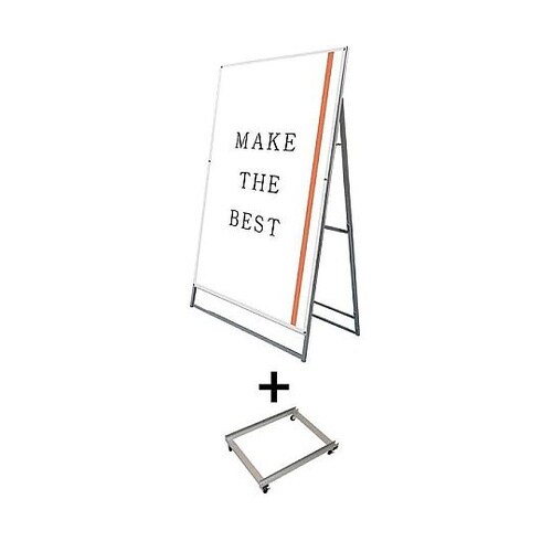 ポスター用スタンド看板 B0片面ホワイト