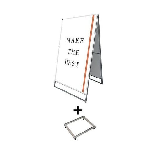 ポスター用スタンド看板 B0両面ホワイト