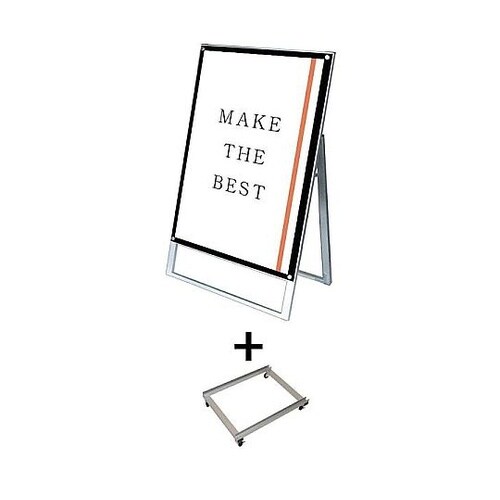 ポスター用スタンド看板 B1片面ブラック