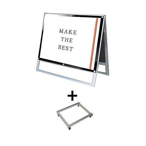 ポスター用スタンド看板 B1横ロウ両面ブ