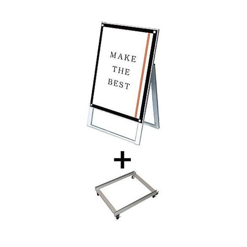 ポスター用スタンド看板 B2片面ブラック