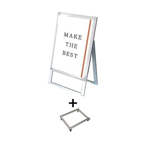 ポスター用スタンド看板 B2片面ホワイト