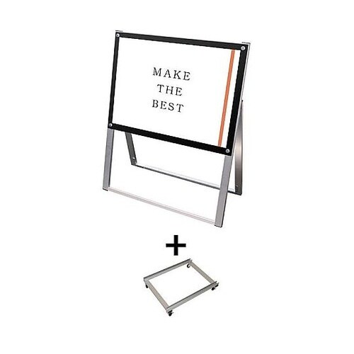 ポスター用スタンド看板 B2横片面ブラッ