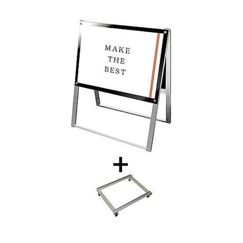 ポスター用スタンド看板 B2横両面ブラッ