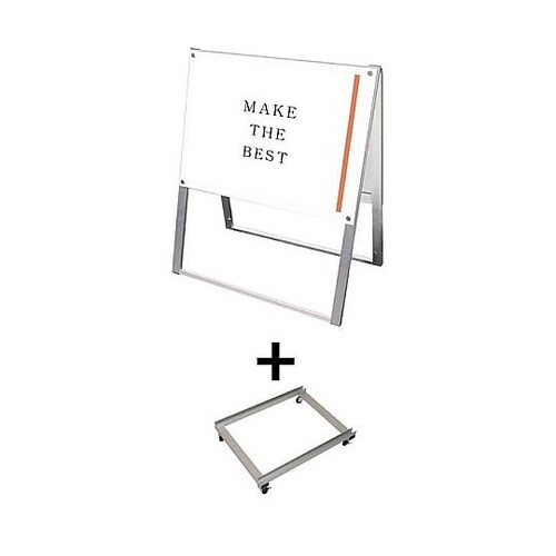 ポスター用スタンド看板 B2横両面ホワイ