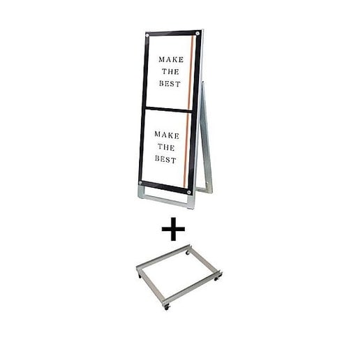 ポスター用スタンド看板マグネジ A3縦縦