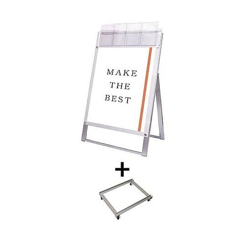ポスター用スタンド看板マグネジ パンフレ