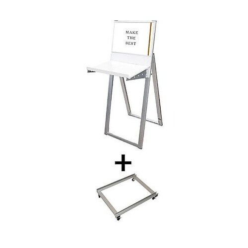 ラックスタンド看板 A3横ホワイト アー