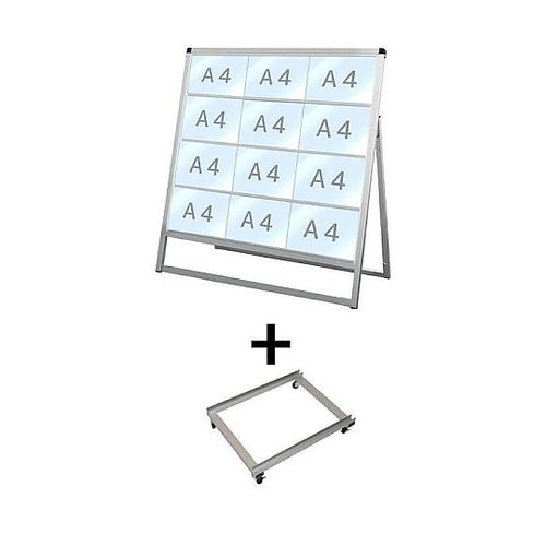 バリウスカードケーススタンド看板 A4横