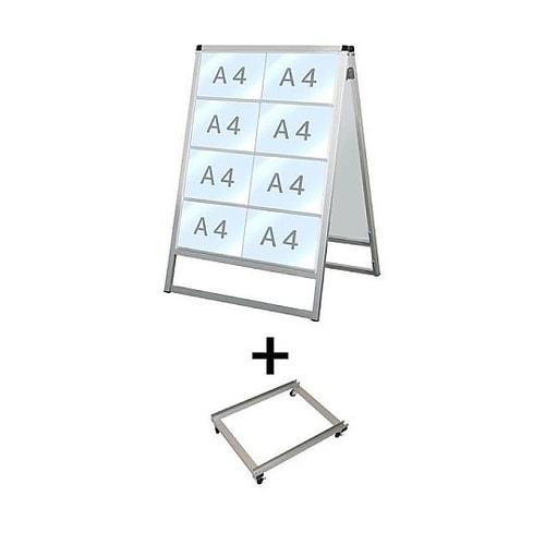 バリウスカードケーススタンド看板 A4横