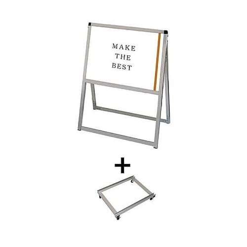 バリウススタンド看板 A2横片面 アーム