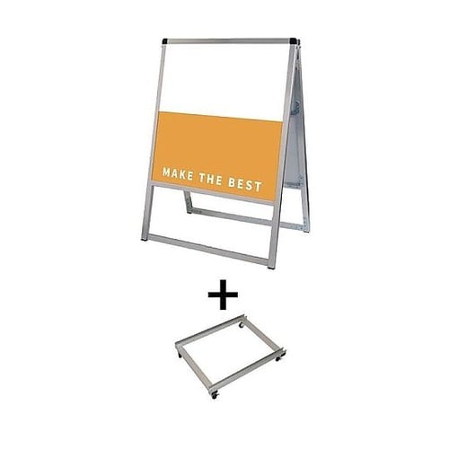 バリウススタンド看板 アルミ複合板 45