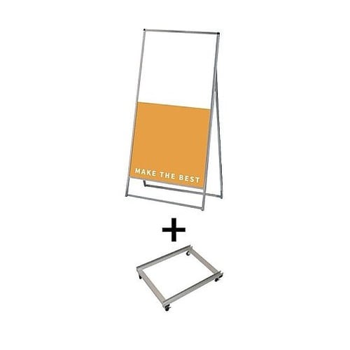 バリウススタンド看板 アルミ複合板 90