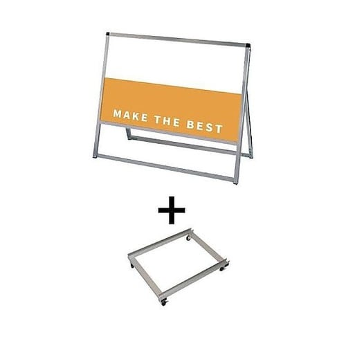 バリウススタンド看板 アルミ複合板 90