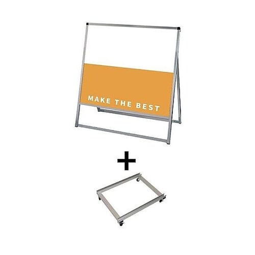 バリウススタンド看板 アルミ複合板 90