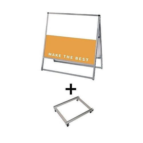 バリウススタンド看板 アルミ複合板 90