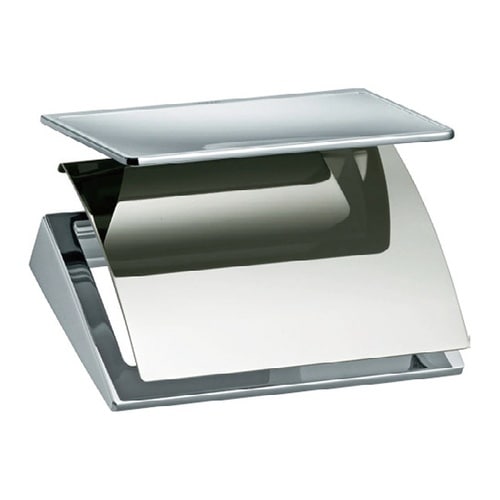 ペーパーホルダー シェルフ付き クローム