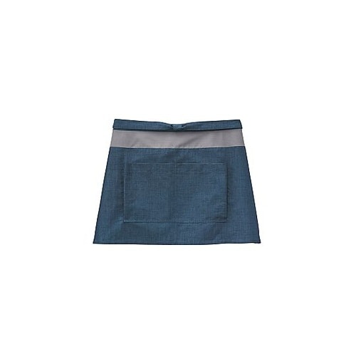 和紙デニム前掛け アイ F 47327−