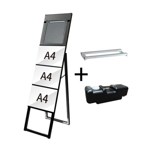 ブラックイージーリンクスタンド看板 A4