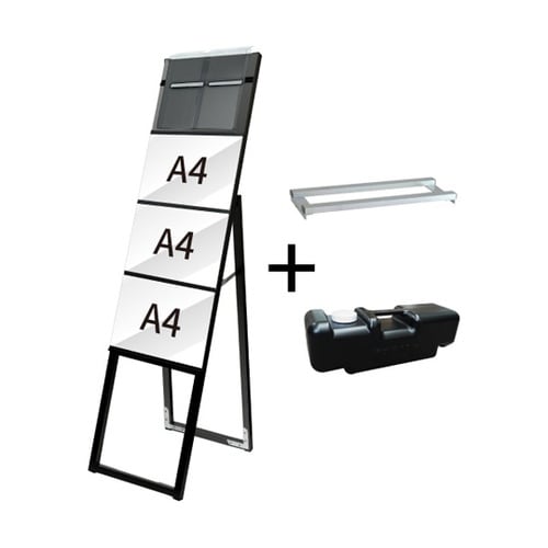 ブラックイージーリンクスタンド看板 A4