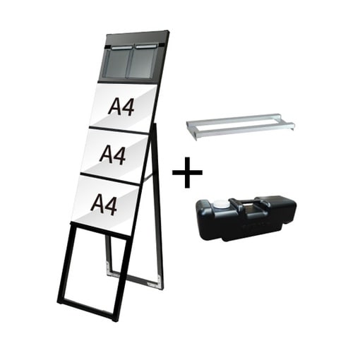 ブラックイージーリンクスタンド看板 A4