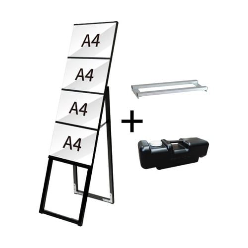 ブラックイージーリンクスタンド看板 A4
