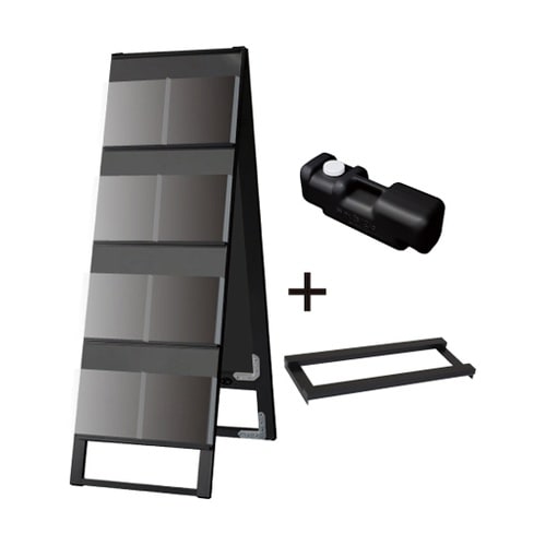 ブラックカタログスタンド看板 450幅