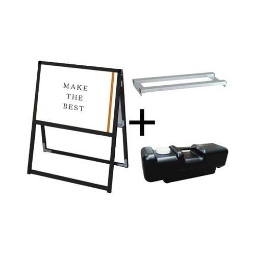 ブラックバリウススタンド看板 A2 横