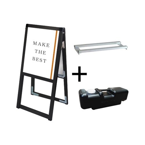 ブラックバリウススタンド看板 A3 両面