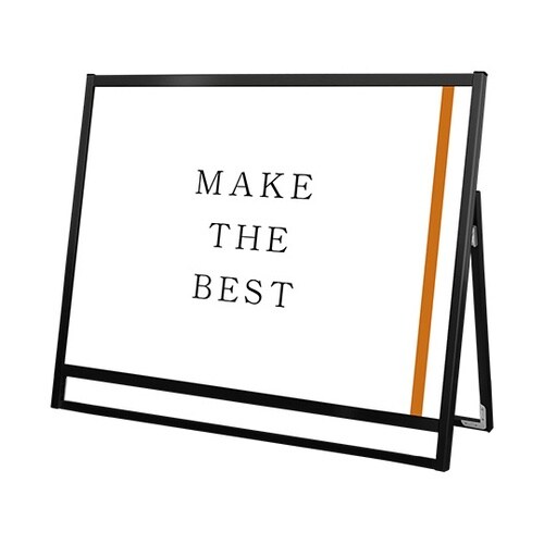 ブラックフラットオープンスタンド看板 A