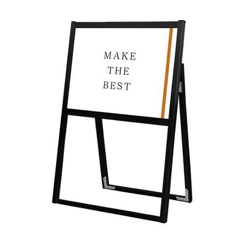 ブラックフラットオープンスタンド看板 A