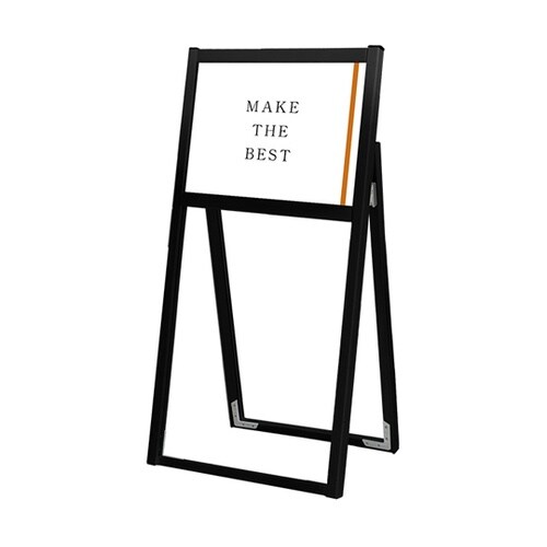ブラックフラットオープンスタンド看板 A