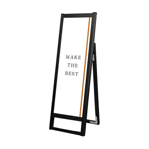 ブラックフラットオープンスタンド看板 A