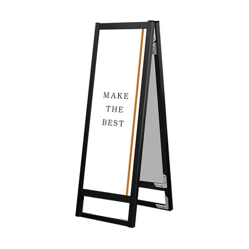 ブラックフラットオープンスタンド看板 A